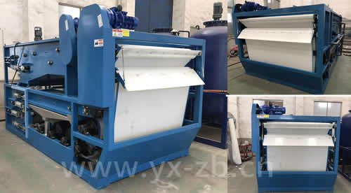 污泥脫水機 帶式壓濾機 帶式濃縮一體脫水機加工圖樣廠家